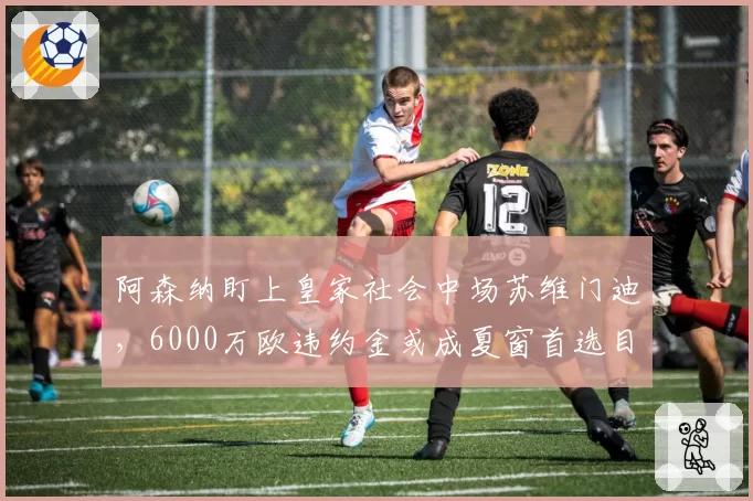 阿森纳盯上皇家社会中场苏维门迪，6000万欧违约金或成夏窗首选目标